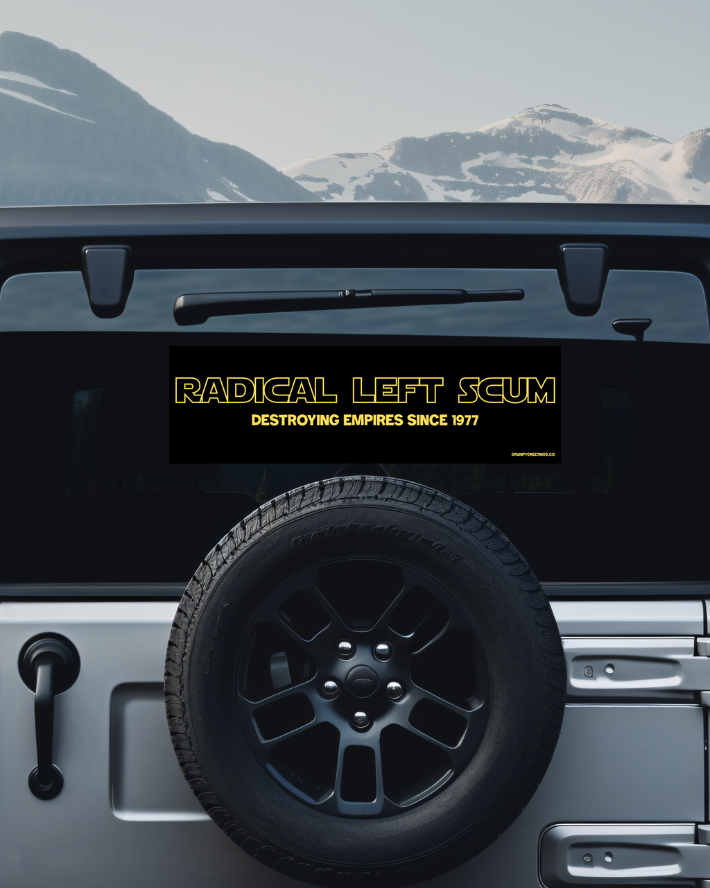 Radical Left Scum Bumper Sticker