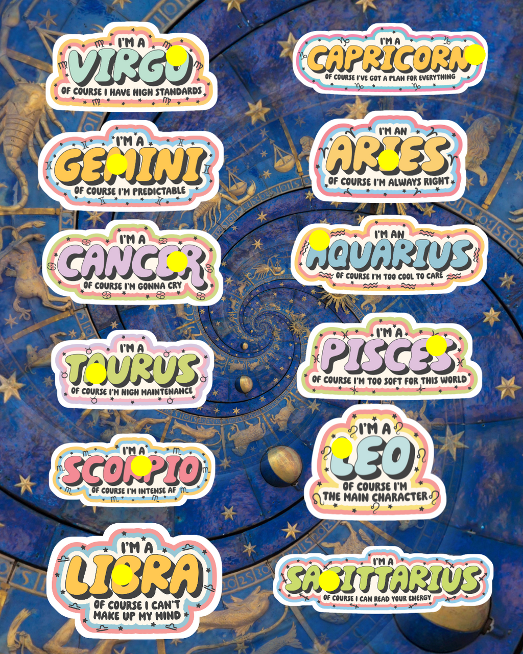 Choose Your Zodiac Sticker