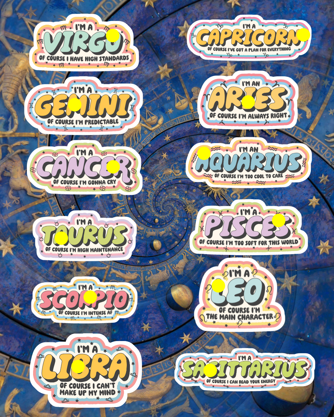 Choose Your Zodiac Sticker