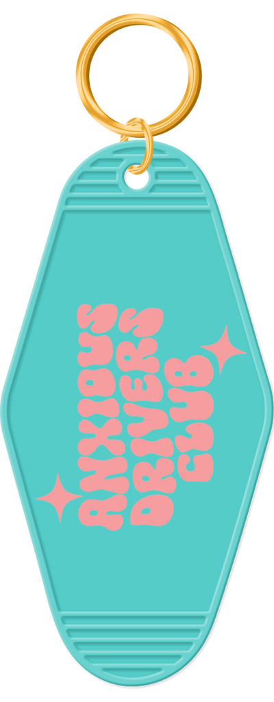 Anxious Drivers Club Keychain