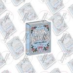 Book Boyfriends Don't Disappoint vinyl sticker by Grumpy Greetings Co.