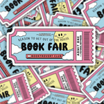 Reason To Get Out Of The House Book Fair Ticket Sticker