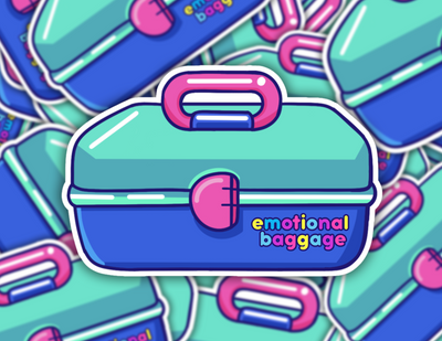 Emotional Baggage CabOOdLe Sticker