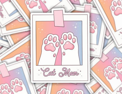 Cat Mom Sticker