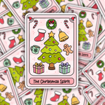 Christmas Spirit Tarot Card Sticker