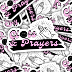 Clots & Prayers Sticker
