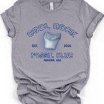 Cool Rock Fossil Club Unisex T-Shirt in Heather Storm