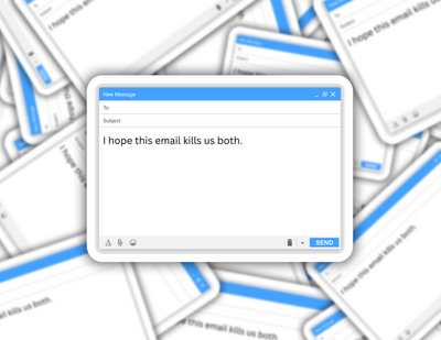 I Hope This Email Kills Us Both Sticker