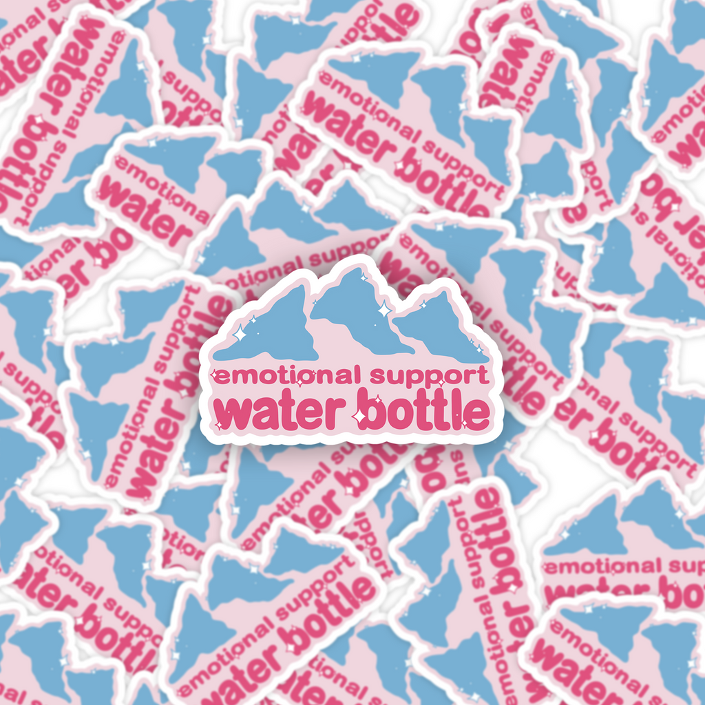 Mountain Emotional Support Water Bottle Version 2