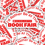 I'd Rather Be At The Scholastic Book Fair Sticker