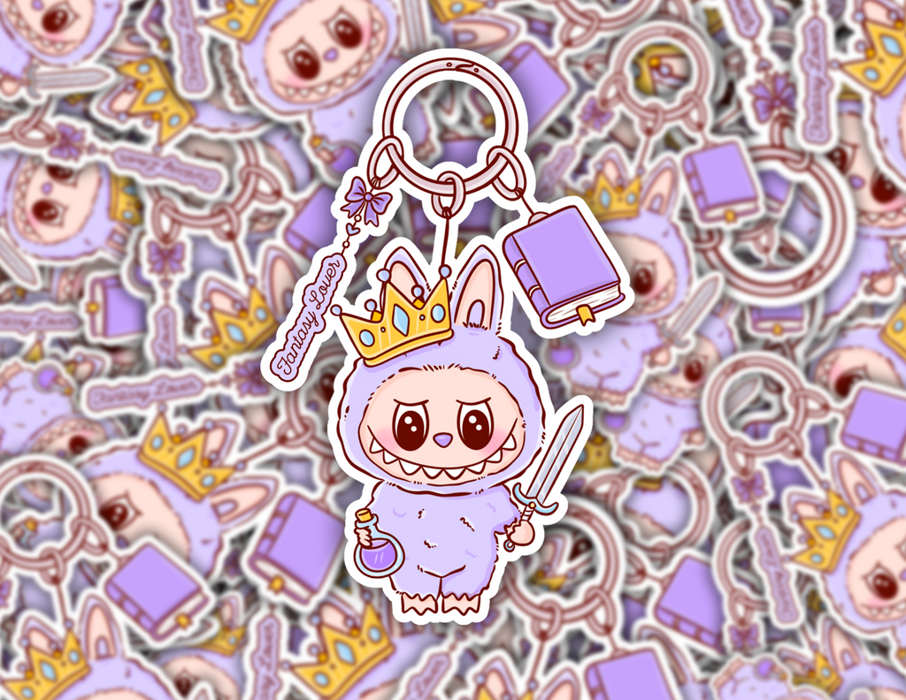 Fantasy Book Girlie Labubu Sticker