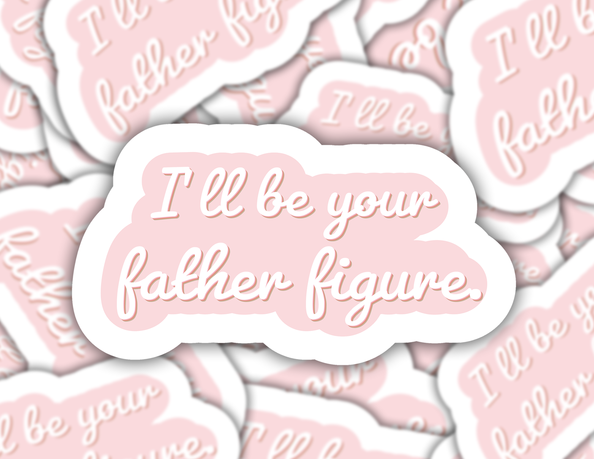 Father Figure Inspired Sticker