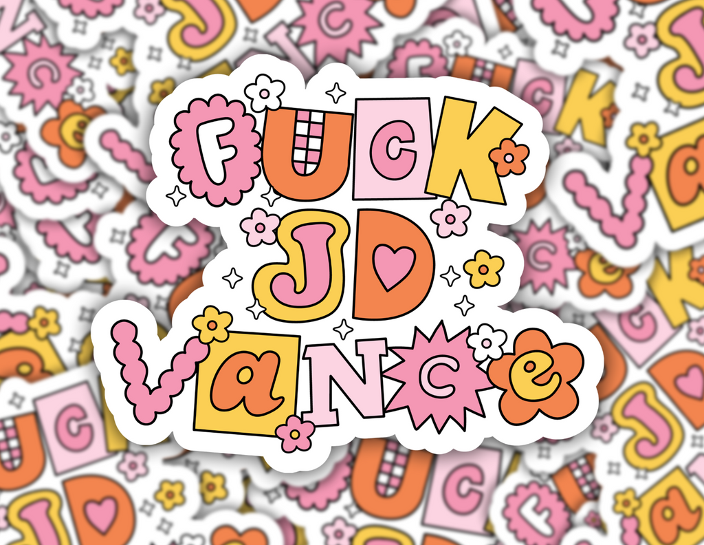 Fuck JD Vance Sticker