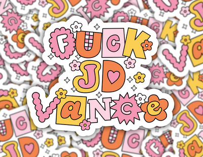 Fuck JD Vance Sticker