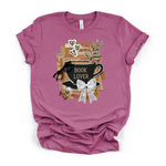 Book Lover With 3D Effect T-Shirt