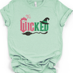 Wicked Faux Yarn Unisex T-Shirt in Heather Mint
