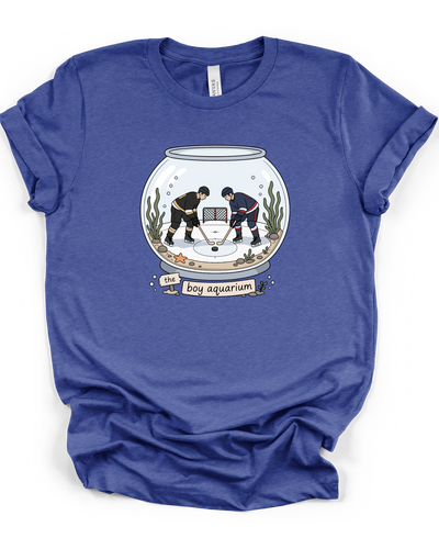 Boy Aquarium T-Shirt in Heather True Royal