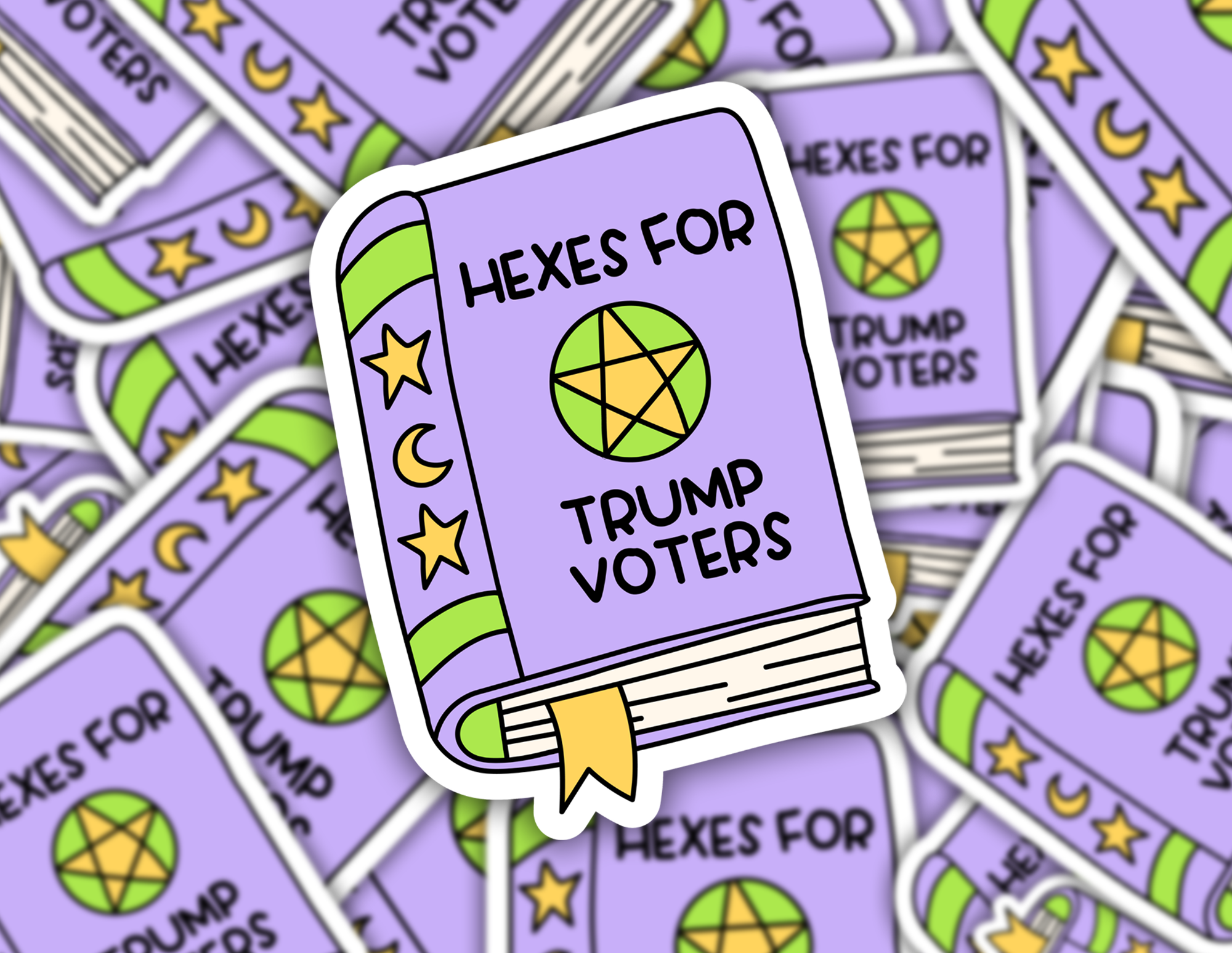 Hexes For Trump Voters Sticker