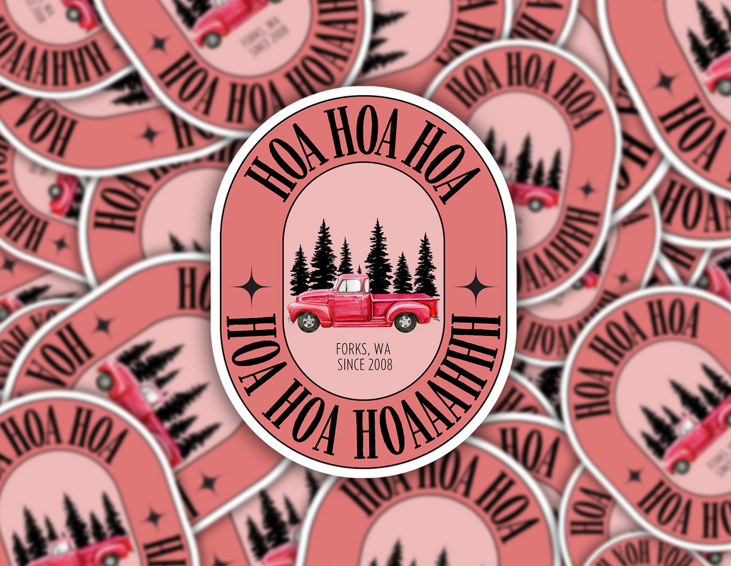Hoa Hoa Hoa Twilight Fan Movie Sticker