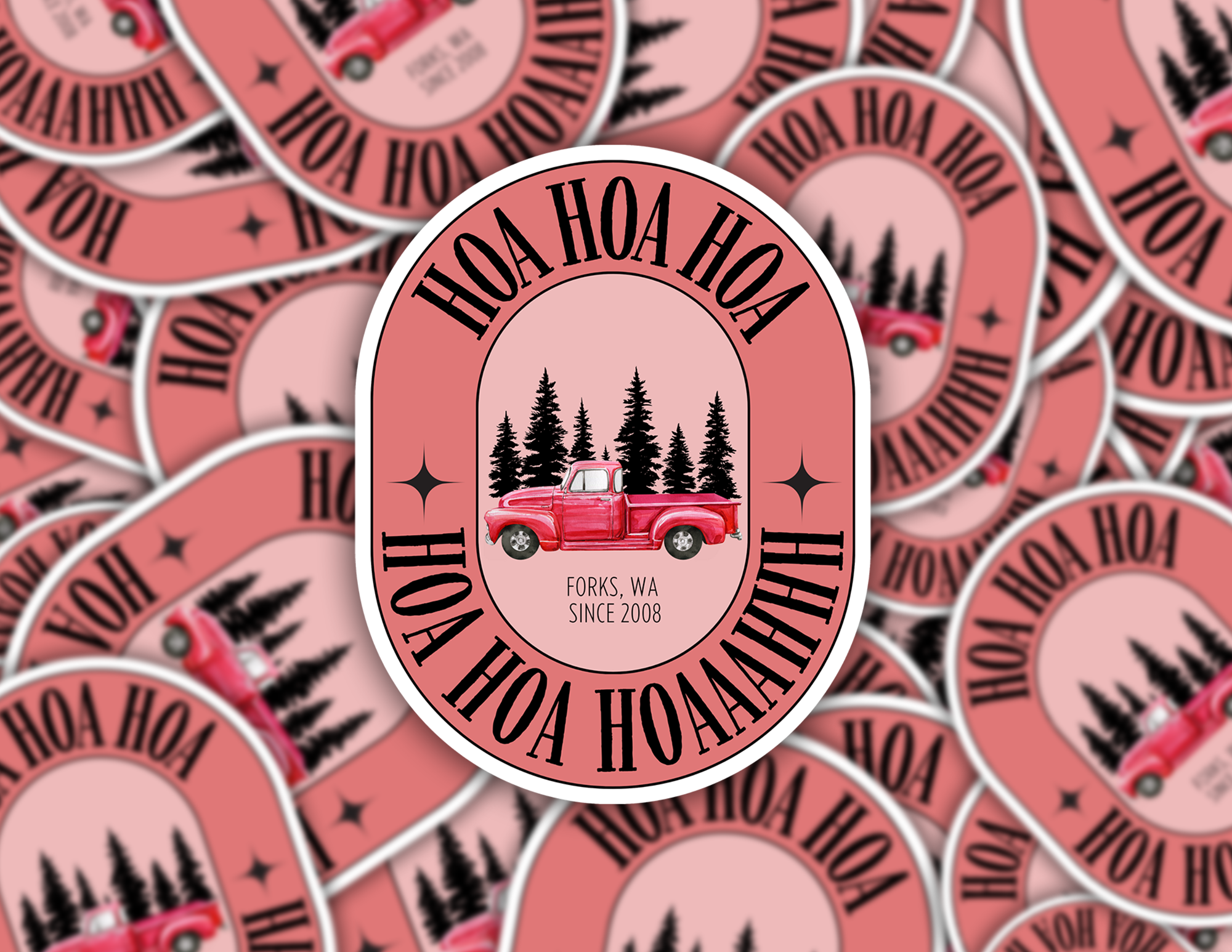 Hoa Hoa Hoa Twilight Fan Movie Sticker