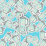 Hydrate Teal Stanley Sticker