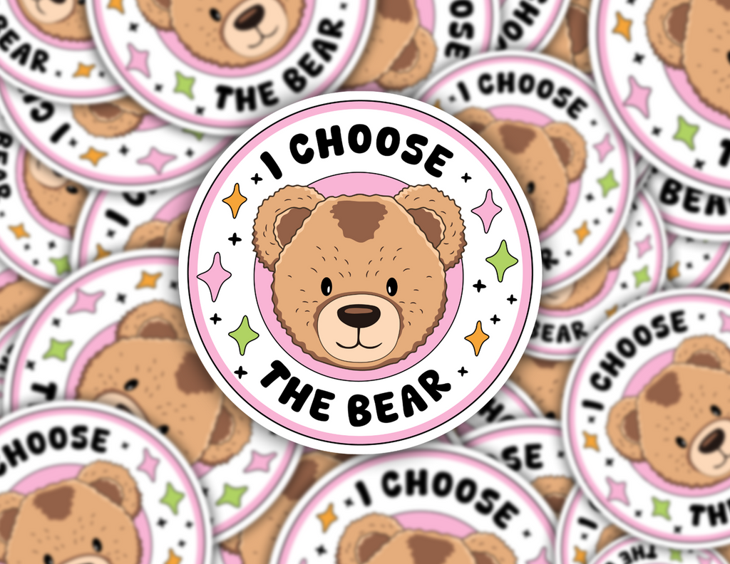 I Choose The Bear Sticker