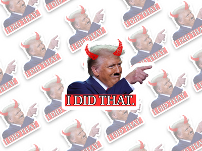 I Did That Trump Sticker