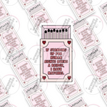 If Standing Up For Human Rights Burns A Bridge, I Have Matches vinyl sticker by Grumpy Greetings Co.