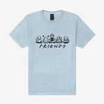 Poke Friends 4810GD Heavyweight Unisex T-Shirt in Washed Light Denim