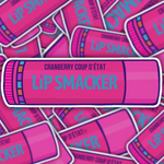 Cranberry Coup d’État Lip Smacker Sticker
