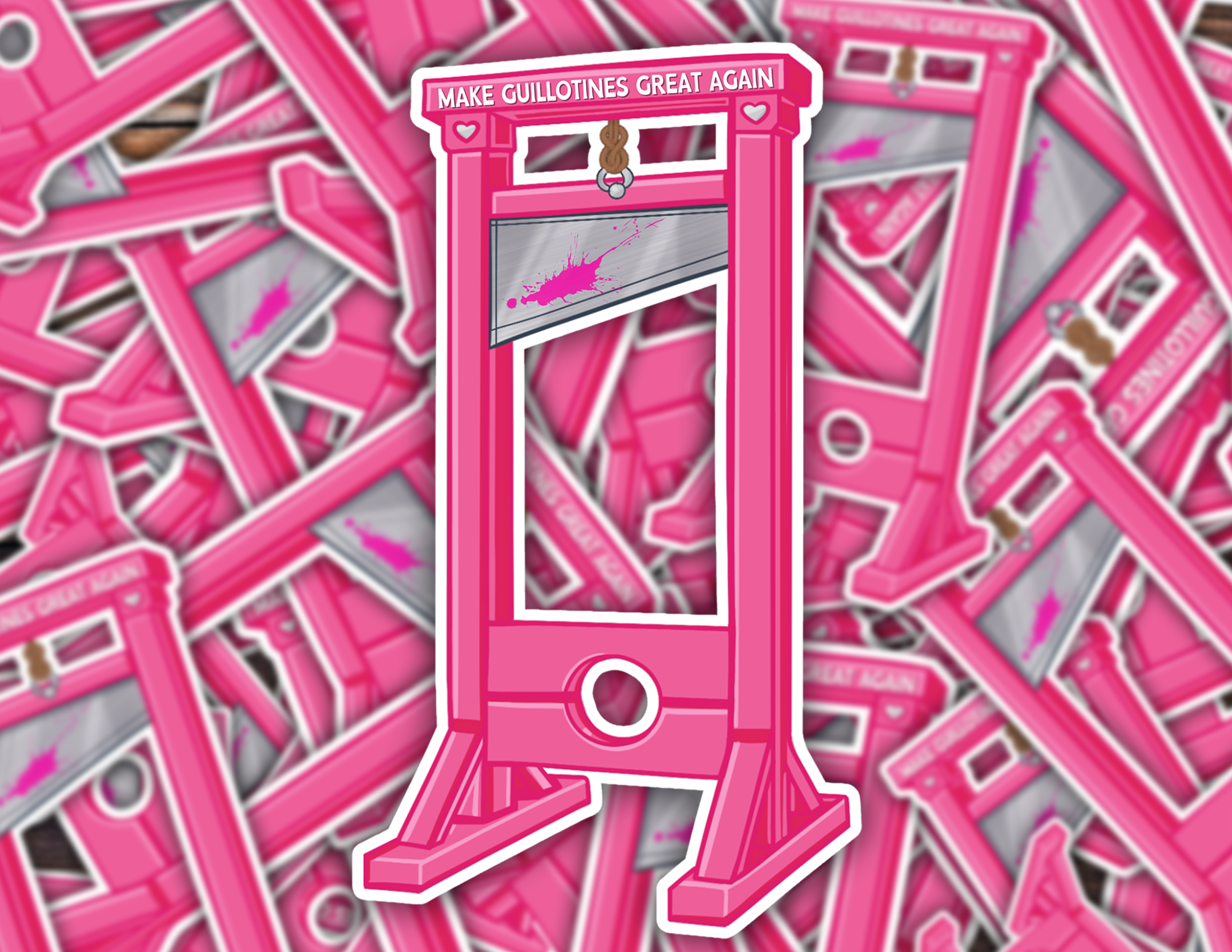Make Guillotines Great Again Sticker