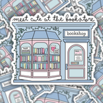 Meet Cute At The Bookstore Sticker