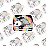 Not Dead Just Extremely Overstimulated Sticker