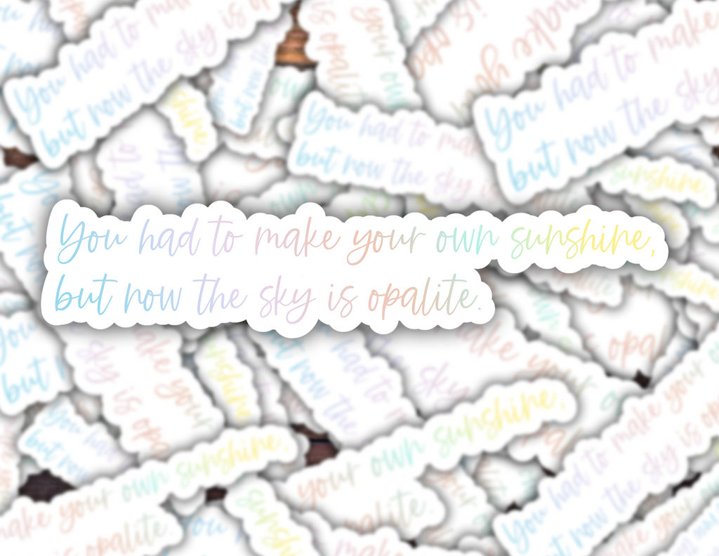 Opalite Inspired Sticker