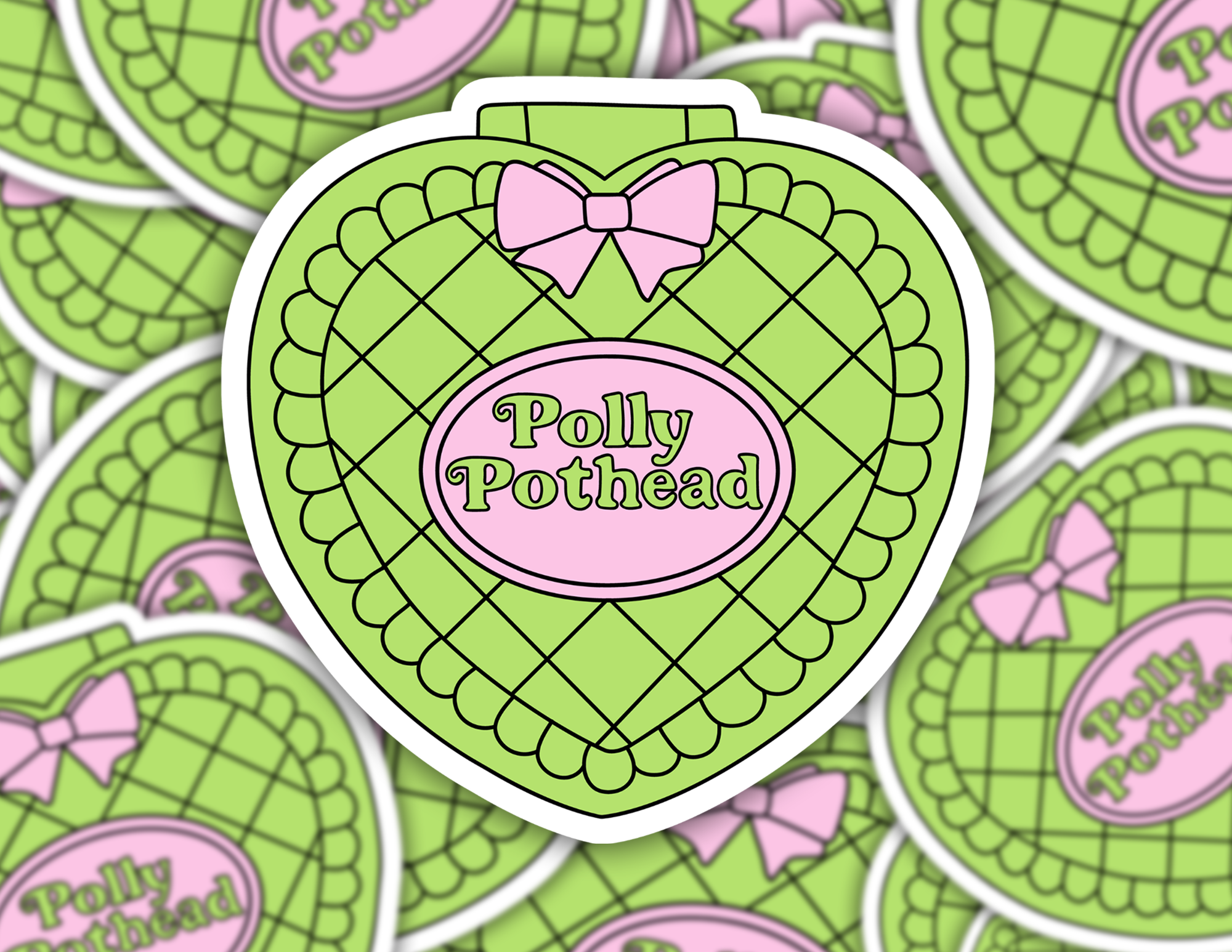 Polly Pothead Sticker