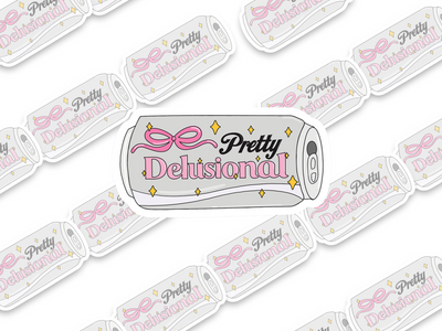 Pretty Delusional Sticker