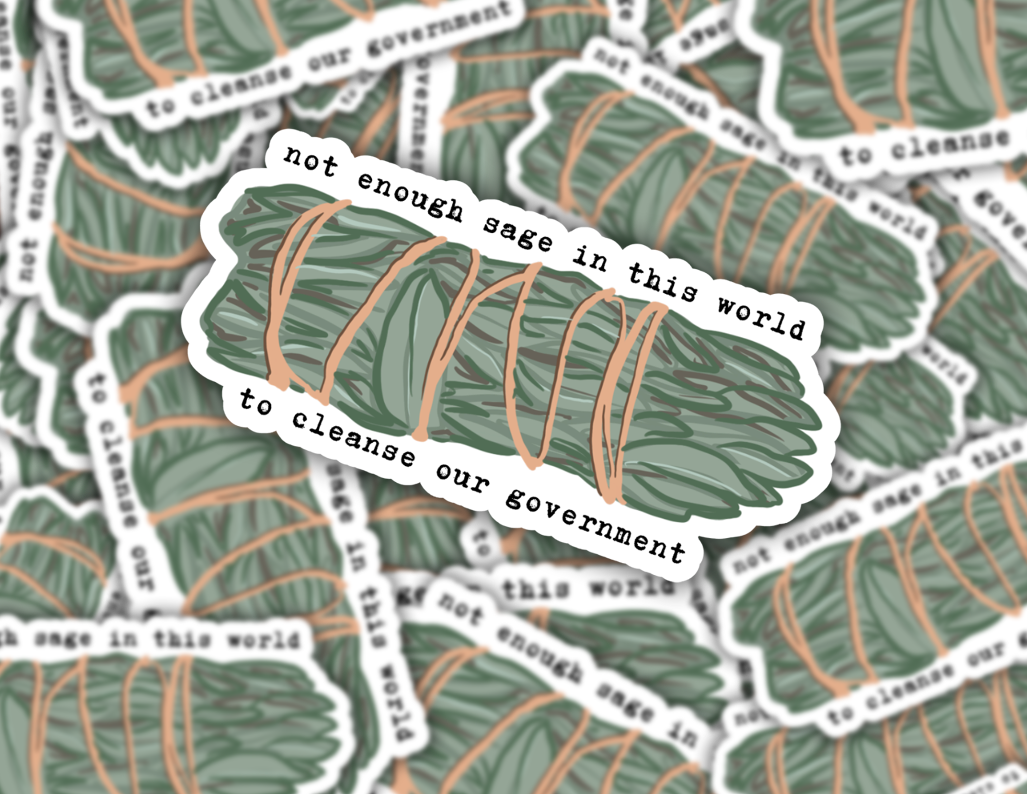 Sage The Government Vinyl Sticker