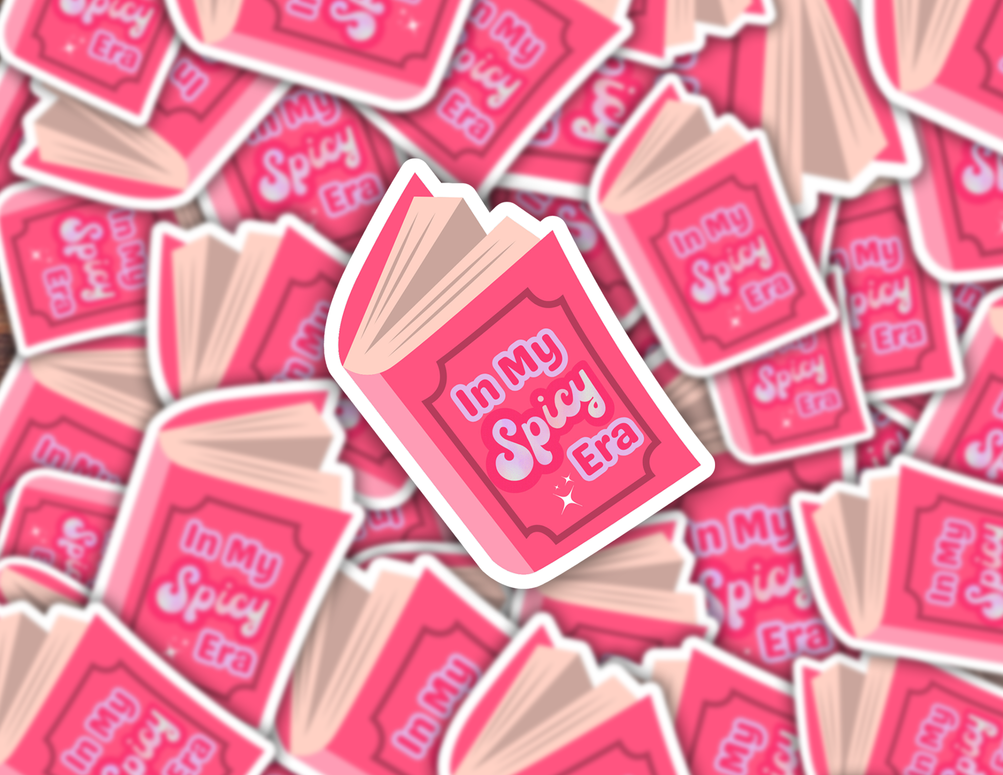 In My Spicy Era Vinyl Bookish Sticker