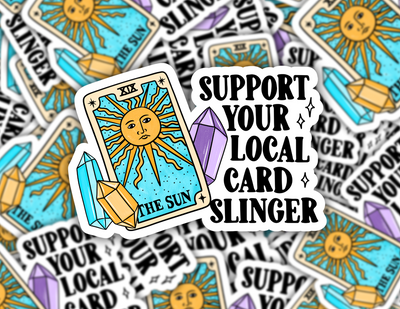 Support Your Local Card Slinger Sticker