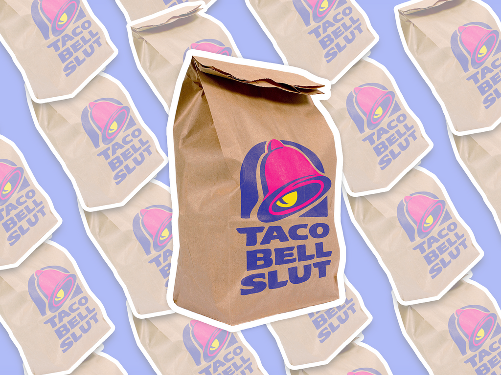 Taco Bell Slut Sticker