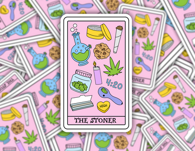 The Stoner Tarot Sticker